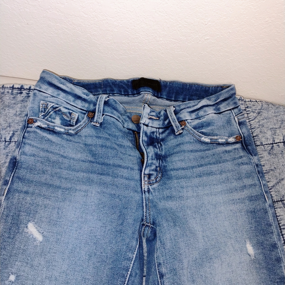 Buckle Light Blue High Rise Women's Jeans
